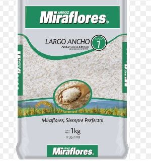 Arroz Miraflores Largo Ancho (Grado 1)-1 Kg