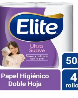 Papel Higiénico Elite Ultra Suave 50 Metros