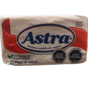 Manteca Vegetal Astra 200G