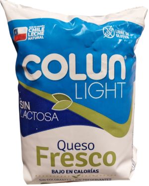 Queso Fresco Sin Lactosa Colun 400G