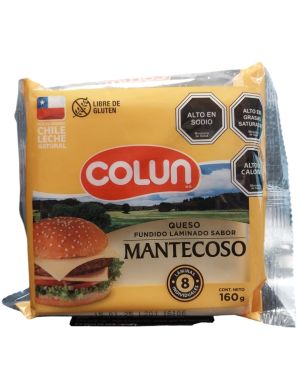 Queso Fundido Mantecoso Colun 160G