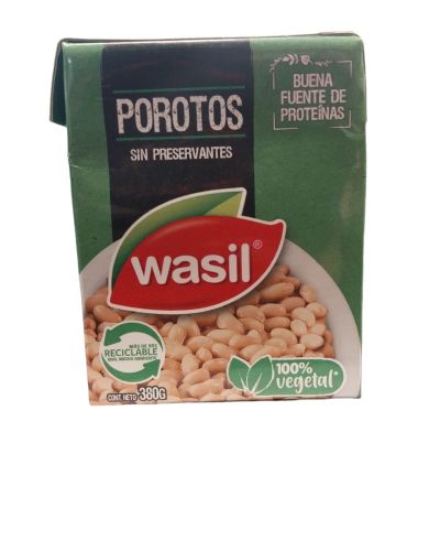 Porotos Blancos Wasil 380G