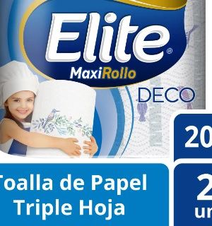 Toallas De Papel Elite Maxi Rollo Triple Hoja