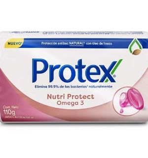 Jabón En Barra Protex Nutri Protect Omega 3 125g